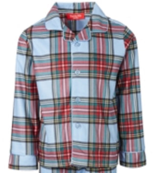 Pijama Família Feminino Combinando Infantil Conjunto de Pijama Família Azul Tamanho 6-7