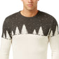 Suéter masculino de malha com blocos de cores Holiday Arcade, cinza, tamanho XX-G