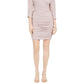 Vince Camuto Mini Vestido de Festa Glitter Feminino Rosa Tamanho 2