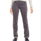 Calça de veludo cotelê Lexington Tummy-Control feminina Charter Club, cinza, tamanho 18x4,5
