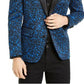 INC International Concepts Jaqueta esportiva slim fit metálica masculina azul tamanho XXB