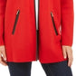 Sobretudo feminino Charter Club, vermelho, tamanho pequeno, L