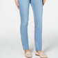 Calça jeans feminina Charter Club Lexington Tummy Control com perna reta, azul, tamanho 6