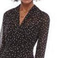 Vestido feminino Anne Klein Ritz Dot Fit and Flare, cinza, tamanho 4