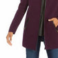 Cardigan feminino Charter Club Milano de algodão com frente aberta, roxo, tamanho pequeno