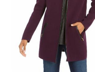 Cardigan feminino Charter Club Milano de algodão com frente aberta, roxo, tamanho pequeno