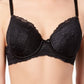 Sutiã de renda com cobertura perfeita para mulheres INC International Concepts, preto, tamanho 36 C