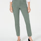 Calça feminina Charter Club Newport Tummy Control Slim Fit, verde, tamanho 4