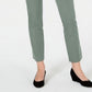 Calça feminina Charter Club Newport Tummy Control Slim Fit, verde, tamanho 4