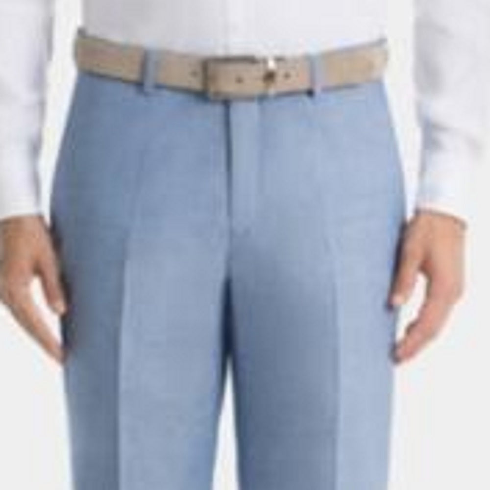 Calça Ralph Lauren Ultraflex Classic Fit Chambray Masculina Azul Tamanho 40X29