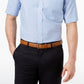 Camisa social masculina Club Room Classic Regular Fit Oxford resistente a rugas, azul, tamanho 17,5