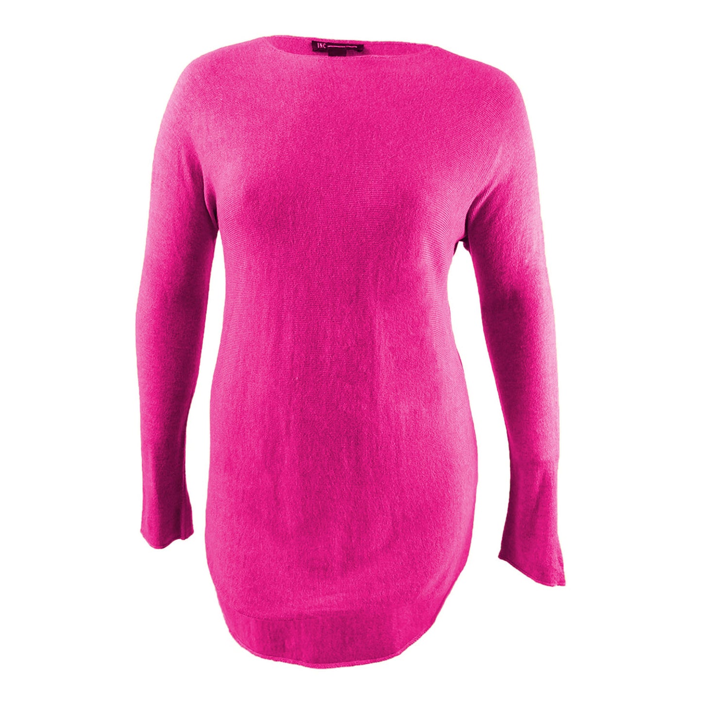 Suéter feminino com cauda de camisa INC International Concepts Berry, tamanho médio