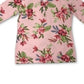 Camiseta Henley Estampada Feminina Karen Scott Rosa Tamanho P