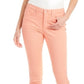 Calça jeans feminina Charter Club Tummy Control Bristol Capri, rosa, tamanho 4