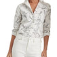 Camisa Ralph Lauren Feminina Estampa Lauren Equestre Branca Tamanho XX-G