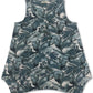 Regata feminina com bainha de lenço estampada estilo &amp; co, verde, tamanho grande