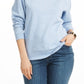 Moletom esportivo feminino Karen Scott Fleece azul tamanho grande