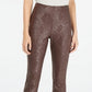 Calça skinny feminina com estampa de cobra da INC International Concepts, marrom, tamanho 0