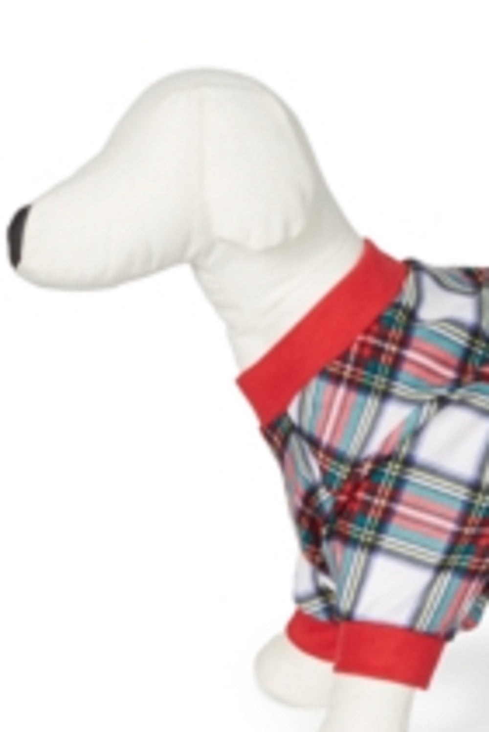 Pijama Família Combinando Pet Stewart Xadrez Pijama Família Stewart Xadrez Stewart Xadrez Branco Tamanho XX-Grande