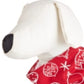 Pijama Família com Estampa de Enfeite Combinando, Bandana para Animais de Estimação, Vermelho, Tamanho P