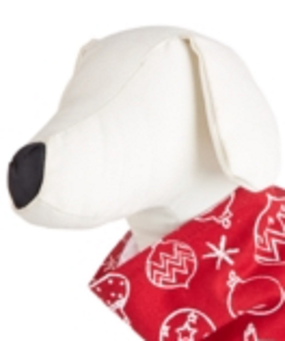 Pijama Família com Estampa de Enfeite Combinando, Bandana para Animais de Estimação, Vermelho, Tamanho P
