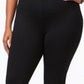 Calça feminina estilo &amp; co, cintura média, corte bootcut, azul, tamanho pequeno