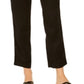 Calça utilitária com cinto e gravata feminina Style &amp; Co, preta, tamanho grande