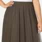 Saia midi Alfani Oasis Mesh Comfort Waist Feminina Verde Tamanho 0X