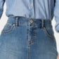 Saia jeans feminina Style &amp; Co azul tamanho 12 pequena