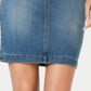 Saia jeans feminina Style &amp; Co azul tamanho 12 pequena