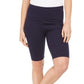 Estilo &amp; Co Shorts de ciclismo de ioga femininos, azul industrial, tamanho extragrande