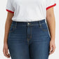 Camiseta Levi's Feminina com Logo Ringer, Branca, Tamanho 2X