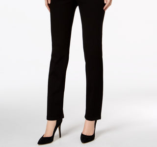 Calça jeans feminina Charter Club Cambridge Pull-On Slim, preta, tamanho 16/S