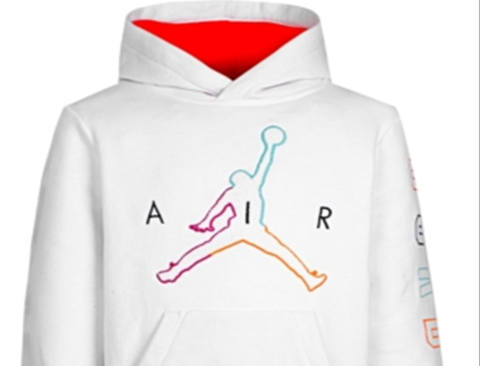 Moletom Jordan Future of Flight para meninas, tamanho P, branco