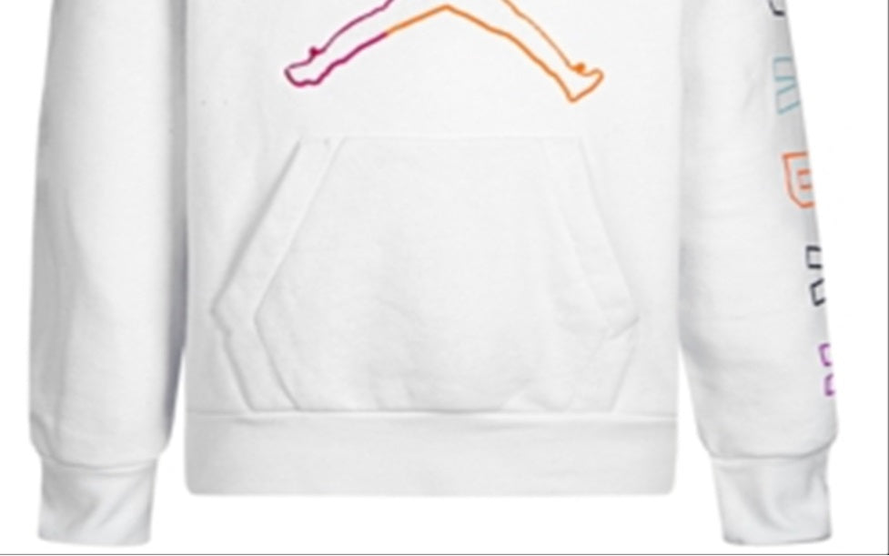Moletom Jordan Future of Flight para meninas, tamanho P, branco
