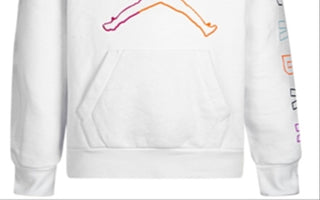 Moletom Jordan Future of Flight para meninas, tamanho P, branco