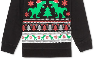 Moletom Jem Big Boy's Holiday Rex Preto Tamanho X-G