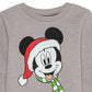 Moletom Mickey Mouse para meninos da Disney, tamanho 7, cinza