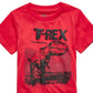 Camiseta infantil masculina T-Rex da Epic Threads, vermelha, tamanho 4T