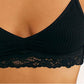 Sutiã Bralette Stevie Lace Trim Preto Free People Feminino Tamanho M/G