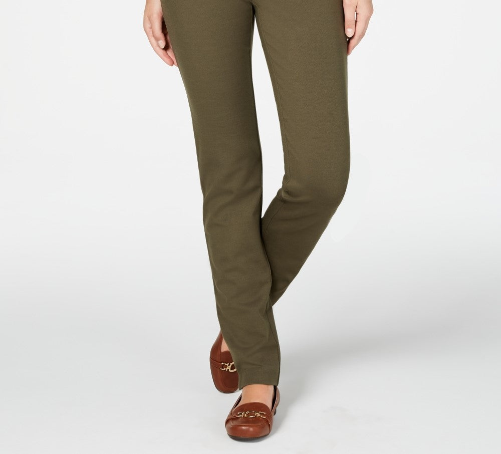 Calça Ponte Feminina Cambridge Pull On Charter Club Verde Tamanho 6