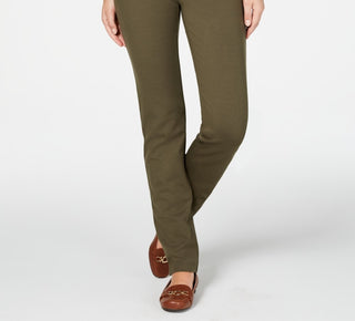 Calça Ponte Feminina Cambridge Pull On Charter Club Verde Tamanho 6