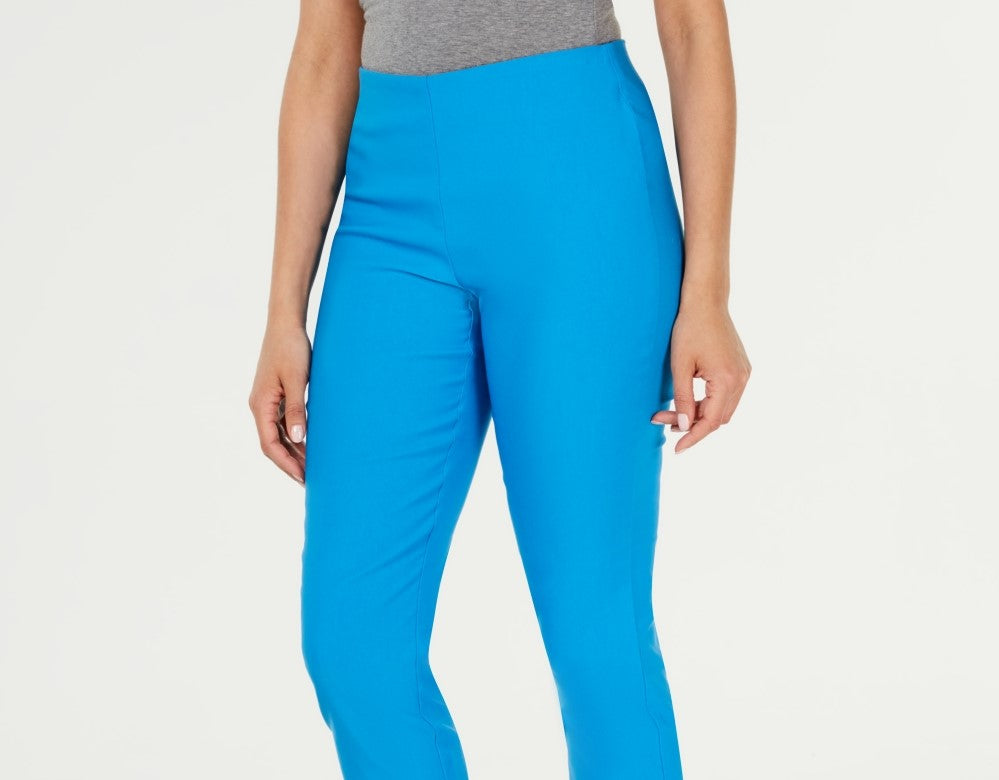 Calça feminina Charter Club azul tamanho 8