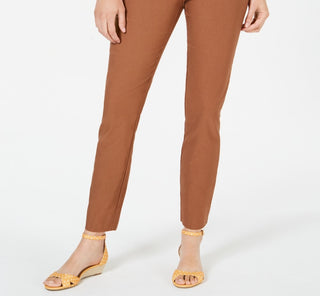 Calça skinny Chelsea Tummy Control feminina Charter Club, marrom, tamanho 14