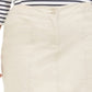 Saia-calça feminina Karen Scott Plus Knit com cós alto e bege, tamanho 20W