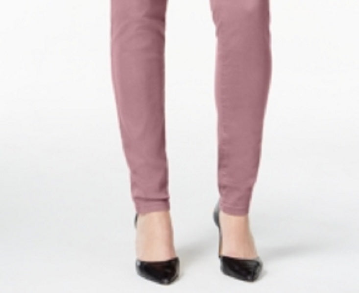 Calça skinny feminina Style &amp; Co. roxa tamanho 2 pequena