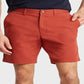 Calções de convés Nautica Stretch Classic Fit para homem, vermelho, tamanho 30