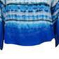 Blusa feminina Alfani de chiffon com estampa de bolinhas, azul, tamanho pequeno e pequeno