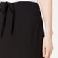 Calvin Klein Saia Feminina Babados Alto Baixo Preta Tamanho 14