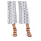 Calça Cropped Jacquard Feminina Style &amp; Co Branca Tamanho P